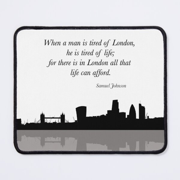 Item preview, Samuel Johnson London Quotation. designed and sold by ThatsNovelGifts.