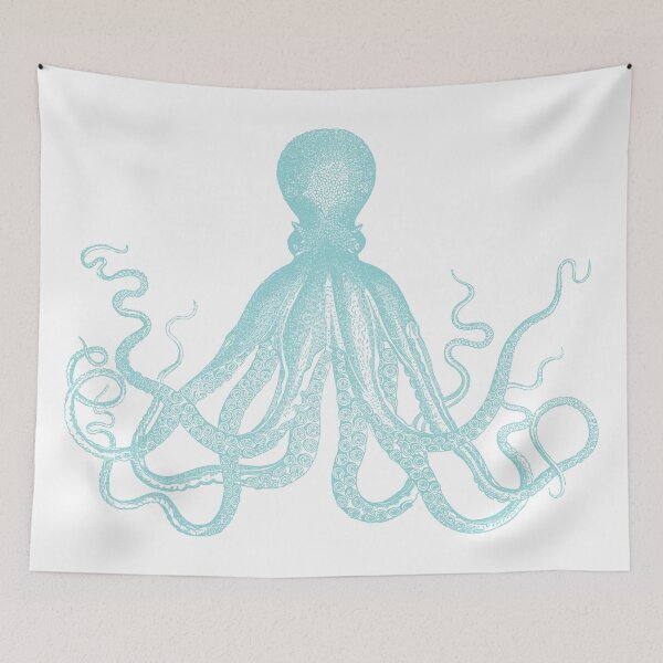 Item preview, Nautical Vintage Marine Sea Octopus  designed and sold by Blok45.
