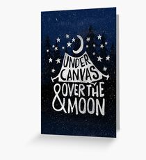 Under Canvas Greeting Card
