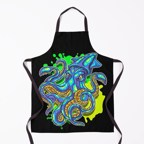 Item preview, Colorful Squid squidding designed and sold by Click-Like.