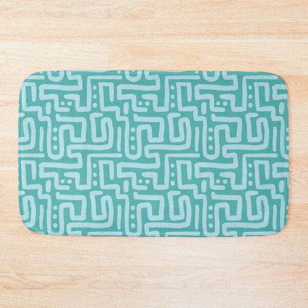 Item preview, Maze - blue designed and sold by zhSurfaceDesign.
