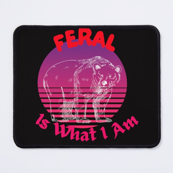 Item preview, Feral Is What I Am, I Am Feral Vintage Moon Bear designed and sold by SolSel ⭐⭐⭐⭐⭐.