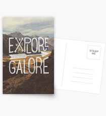 Explore Galore Postcards