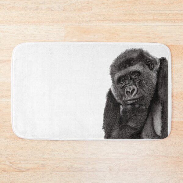 Item preview, pensive gorilla designed and sold by SylvieG18.