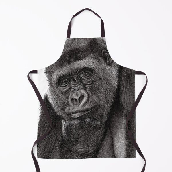 Item preview, pensive gorilla designed and sold by SylvieG18.