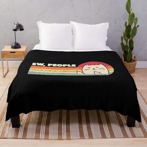 Item preview, Retro Style Ew People Funny Cat designed and sold by HardiKel.