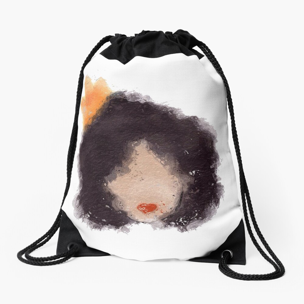 Royal Afro Drawstring Bag