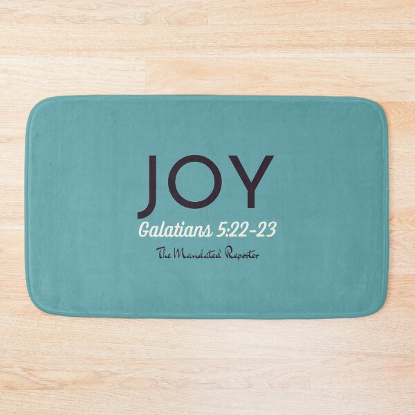 Item preview, The Fruit of The Spirit Joy - Teal and Black designed and sold by TheReporter1.