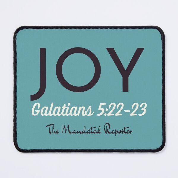 Item preview, The Fruit of The Spirit Joy - Teal and Black designed and sold by TheReporter1.