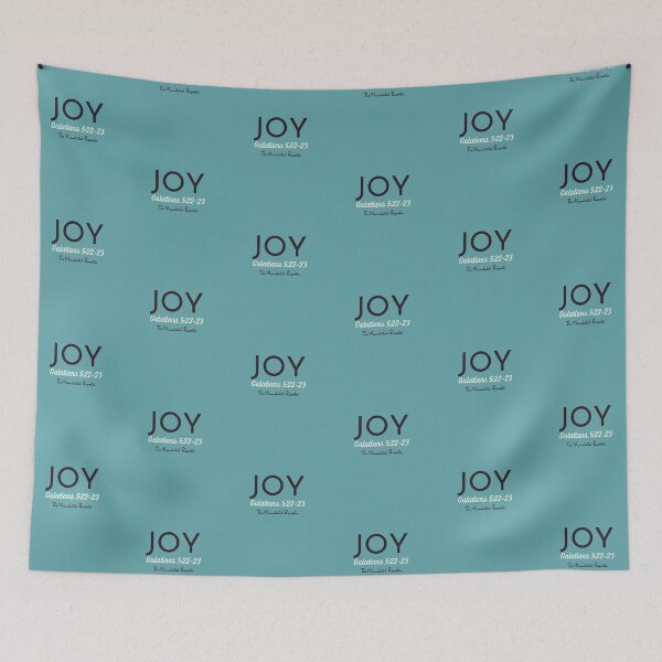 Item preview, The Fruit of The Spirit Joy - Teal and Black designed and sold by TheReporter1.