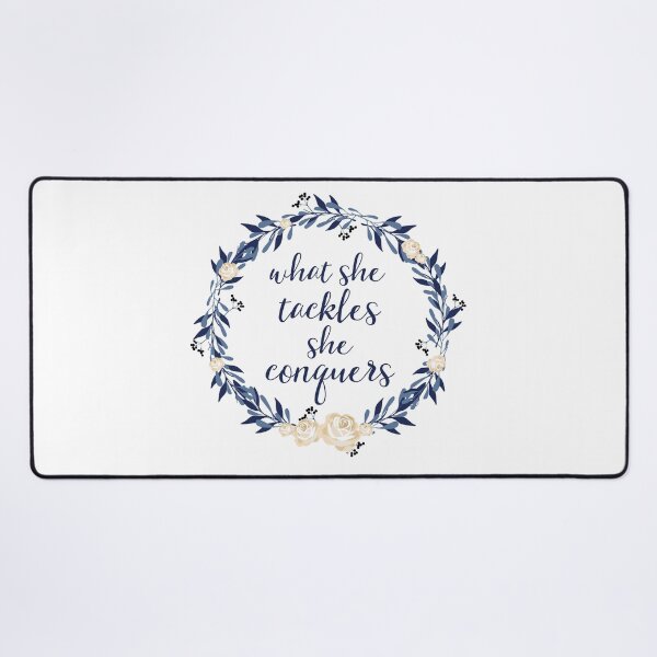 Item preview, What She Tackles She Conquers designed and sold by LeCreateCo.