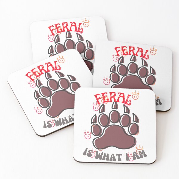 Item preview, Feral Is What I Am, I Am Feral Bear Paws designed and sold by SolSel ⭐⭐⭐⭐⭐.