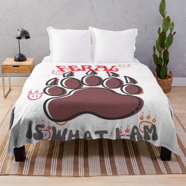 Item preview, Feral Is What I Am, I Am Feral Bear Paws designed and sold by SolSel ⭐⭐⭐⭐⭐.