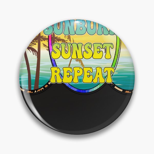 Item preview, Sunrise Sunburn Sunset Repeat designed and sold by RED FIR.