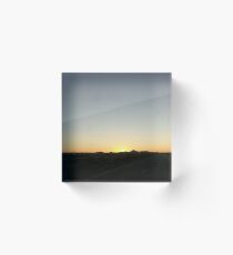 Southwestern Sunset Acrylic Block