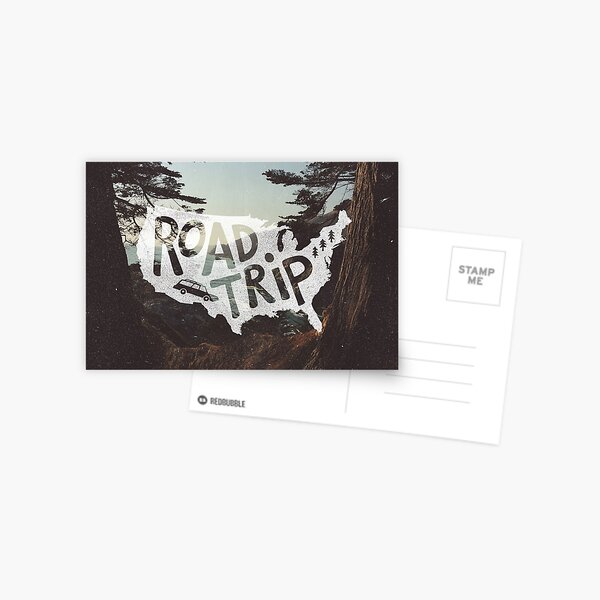 Road Trip USA Postcard