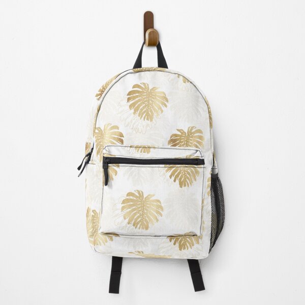 Item preview, Tropical Gold Monstera Leaf White Design designed and sold by InovArtS.