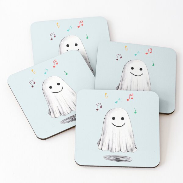 Item preview, Friendly Ghost - Watercolour Painting designed and sold by Pattokarts.