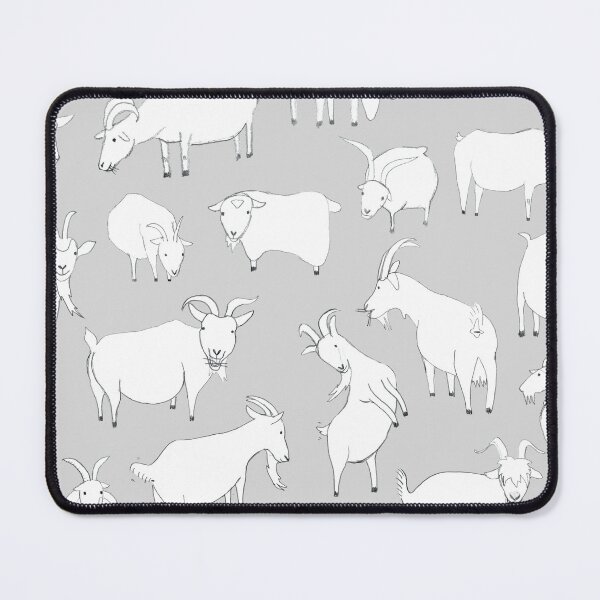 Item preview, Goats playing - grey designed and sold by crumpsticks.