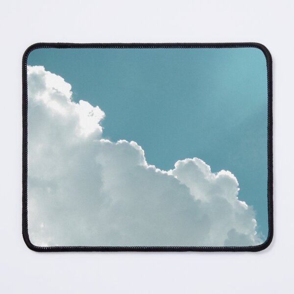 Item preview, Fluffy clouds on a bright blue sky designed and sold by Wabi Tabby.