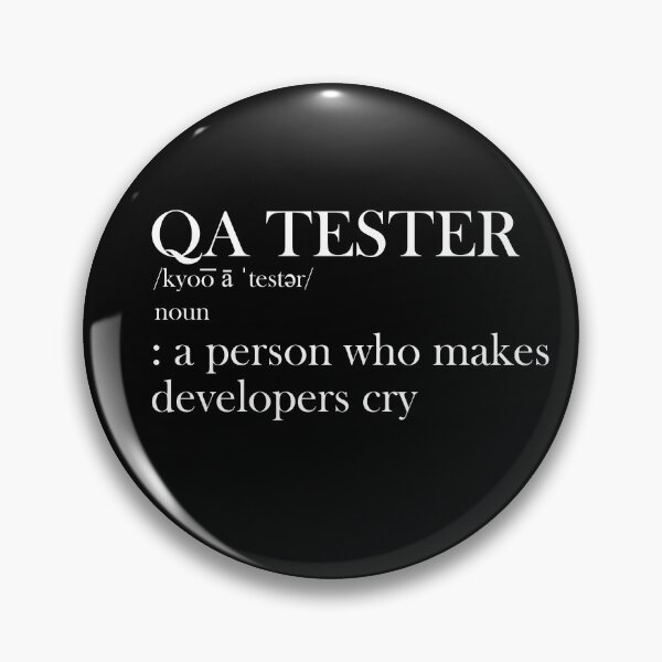 Item preview, QA Tester Definition designed and sold by SomeDesignThing.