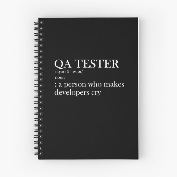 Item preview, QA Tester Definition designed and sold by SomeDesignThing.