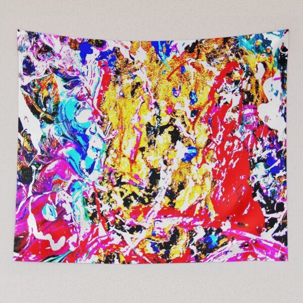 Item preview, Psychedelic Colorful Rainbow Energy view  designed and sold by SoulArtSara.