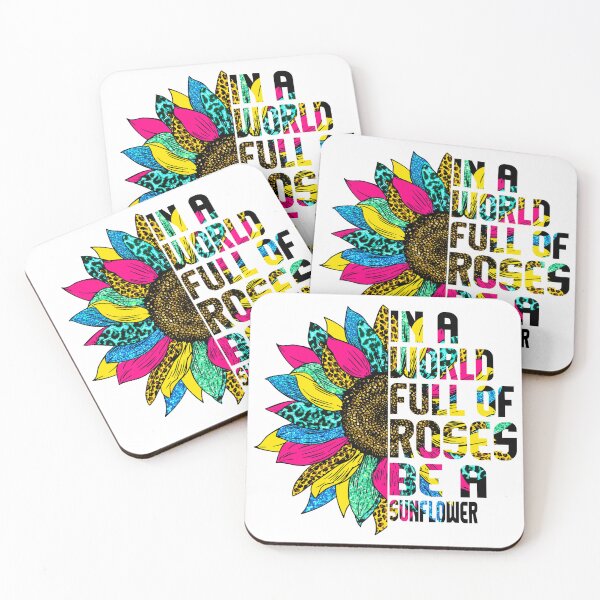 Item preview, In a World Full of Roses be a Sunflower designed and sold by BLKHAS.