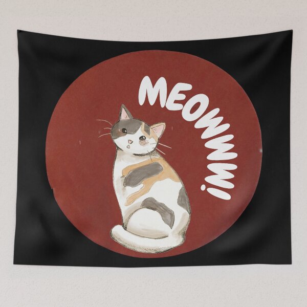 Item preview, meow cat designed and sold by Souzian.