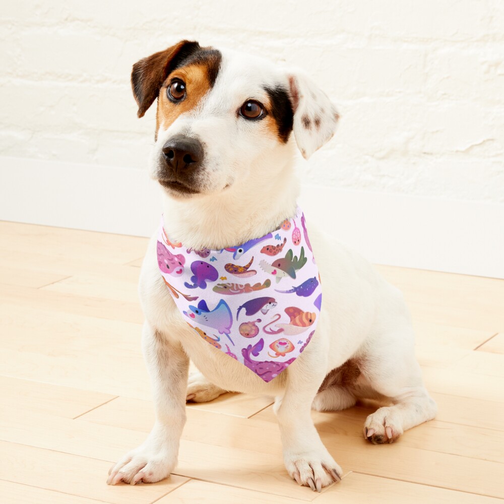 Ray day 2 - pastel Pet Bandana