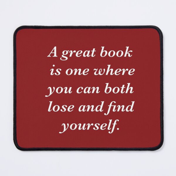 Item preview, Book Lover Quote designed and sold by ThatsNovelGifts.