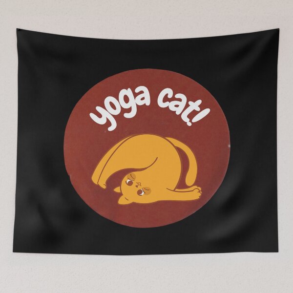 Item preview, yoga cat designed and sold by Souzian.