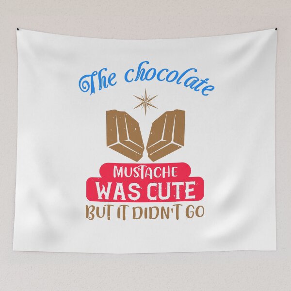 Item preview, The chocolate mustache was cute, but it didn’t go with his blonde head designed and sold by BlaPadilla.