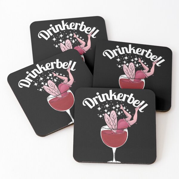 Item preview, Drinkerbell Fairy Diving Into A Mega Pint Of Wine Funny Graphic For Wine Lovers designed and sold by wrinkledhippie.