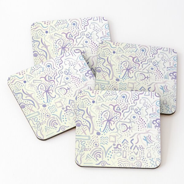 Item preview, Geometric Speckle and Graphic Icon Painting designed and sold by lineandspeckle.
