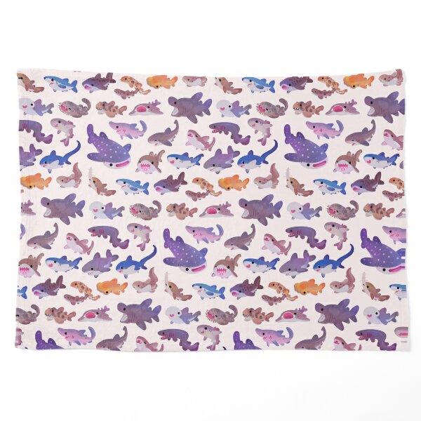 Shark day - pastel Pet Blanket