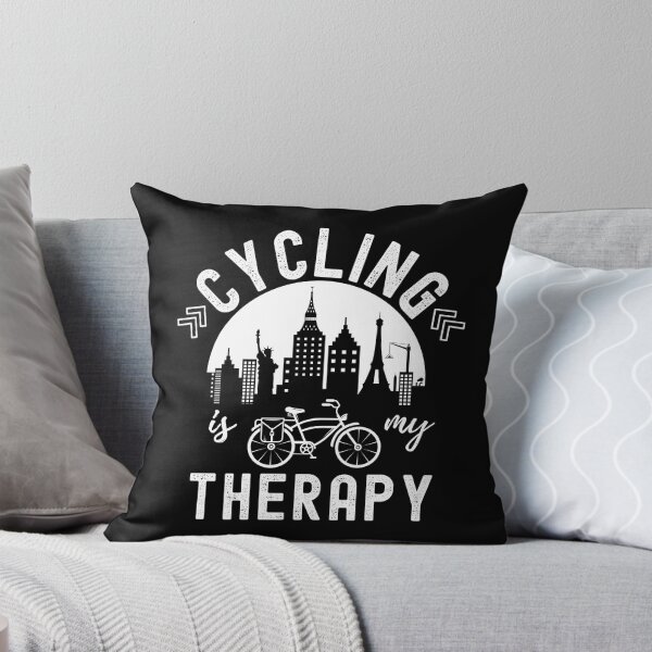 Item preview, Cycling Is My Therapy (Bicycle Lover or Cycling Lover Gift) designed and sold by i-longmanshop.