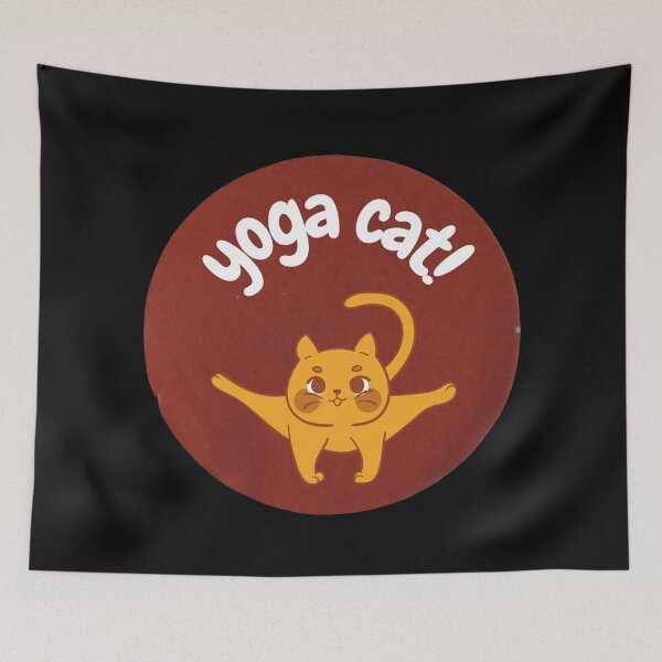 Item preview, yoga cat designed and sold by Souzian.