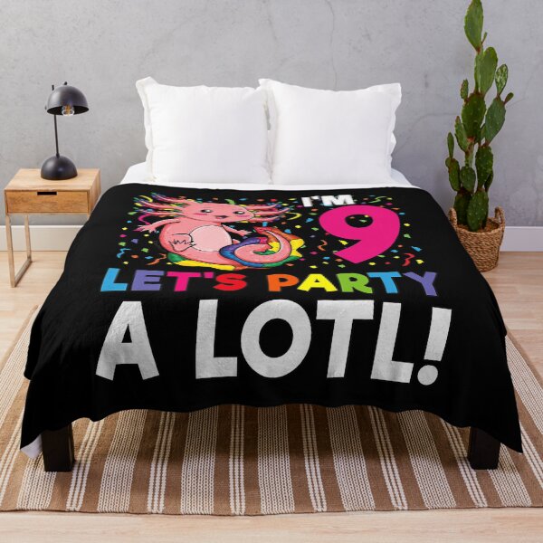 Item preview, Im 9 Lets Party A Lotl Kawaii Axolotl 9th Birthday Gift 9 Years Old designed and sold by MichealExan.