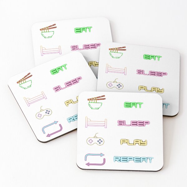 Item preview, Eat Sleep Play Repeat Gaming design designed and sold by kozetin.