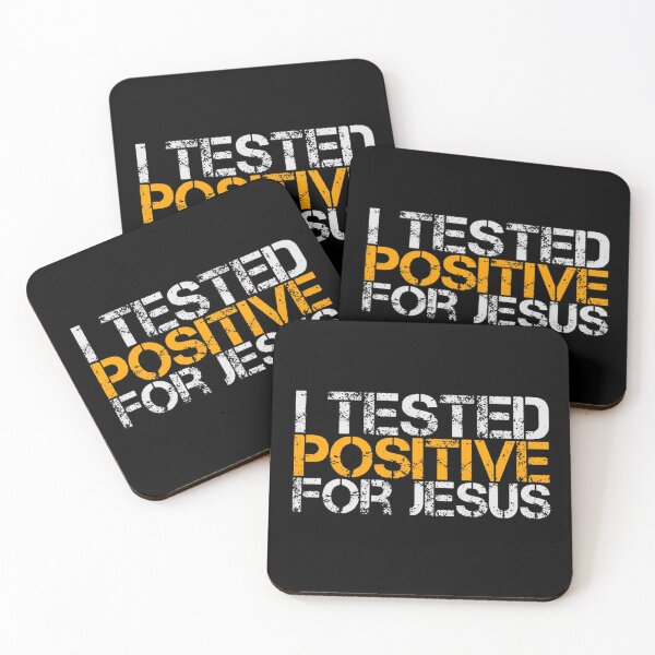Item preview, Fun Happy I Tested Positive For Jesus Christian Faith Based designed and sold by UofHeaven.