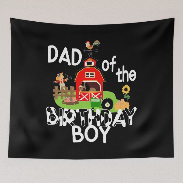Item preview, Dad Of The Birthday Boy Barnyard Farm Animals Tractor Party designed and sold by PameGraha.