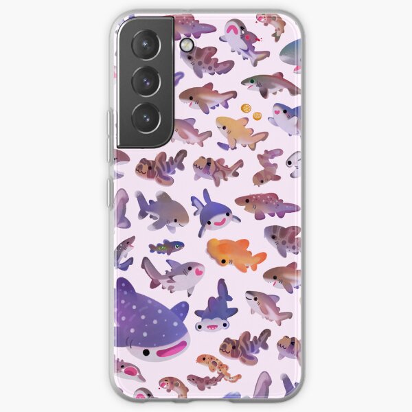 Shark day2 - name or bright bg version Samsung Galaxy Soft Case
