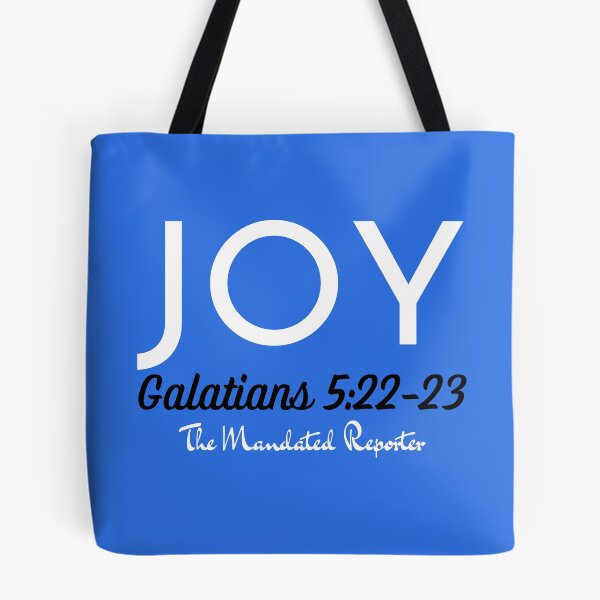 Item preview, The Fruit of The Spirit Joy - Blue and White designed and sold by TheReporter1.
