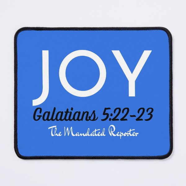 Item preview, The Fruit of The Spirit Joy - Blue and White designed and sold by TheReporter1.