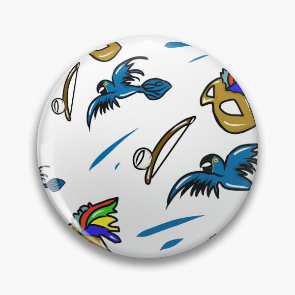 Item preview, parrot carnival mask and musical instrument by Rio-psychedelic designed and sold by psychedelic-Rio.