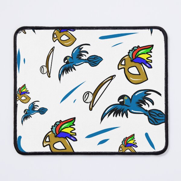 Item preview, parrot carnival mask and musical instrument by Rio-psychedelic designed and sold by psychedelic-Rio.