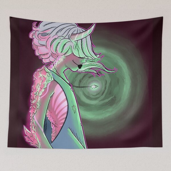 Item preview, Demon Girl with the Magic Necklace designed and sold by ClimbTheBell.