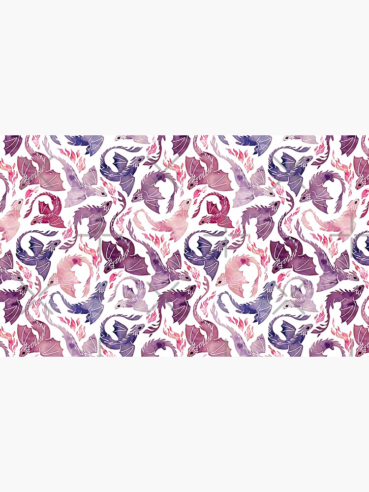 Dragon fire pink & purple by adenaJ
