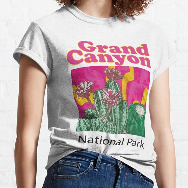 Grand Canyon National Parks Psychedelic Cacti Moscow Mule Bad Bunny Shirt